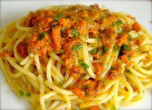 spaghetti con i ricci